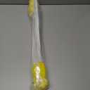 3 Pieces Long Handle Sponge 22.4'' Back Sponge on a Stick Body Brush Handled Washer Scrubber for Foot Body Limited Motion (Yellow)