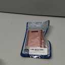 Nakedcellphone Case for AT&T Cingular Flex 2 / Cricket Debut Flex, Slim Hard Shell Protector Cover [Anti-Fingerprint, Grid Texture] for U1030AA / U1030AC Flip Phone (2023) - Rose Gold Pink