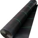 Happybuy Driveway Fabric, 13x108ft Commercial Grade Landscape Fabric, Garden Weed Barrier Fabric Heavy Duty, Geotextile Fabric Underlayment Gravel, Ground Cover Drainage Fabric, Weed Control Blocker (13FTx108FT-5OZ)