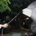 Drift Guard with Flat Sprayer Nozzle,Prevents Drift of Fine Droplets,for Use with Backpack Sprayer Small Drift Guard (2 Nozzles, 1PCS)