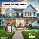 Kwikset HomeConnect 620 Z-Wave Long Range Enabled Keypad Smart Lock Convenient Keyless Entry, Customizable User Codes, Ring Alarm Compatible, Hub Required, Sold Separately Satin Nickel Traditional