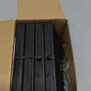 Goovilla 6x6 Post Caps Black(Actual 5.5" x 5.5"), 4 Pack Fence Post Caps with 8 Screws and Easy Installation, Sturdy Waterproof Plastic Deck Post Caps with Frosted Finishing Touch, Protect Wood Post