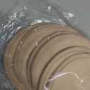 Organic Nursing Pads 14 Washable Breast Pads for Breastfeeding, Wash Bag, Viscose Derived from Bamboo Reusable Nipple Covers for Breastfeeding Essentials, Soft & Absorbent (Bare Beige, L 4.8")