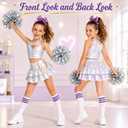 G.C Cheerleader Costume for Girls Kids, Halloween Sparkle Dance Costumes