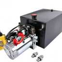 20 Quart Double Acting Hydraulic Power Unit 12V 3200 PSI
