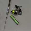 Lixada Fishing Rod Reel Combo Mini Pen Fishing Pole Kit Telescopic Fishing Rod Spinning Reel Combo Kit (1.4 m, Green)