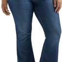 Lee Women's Plus Size Legendary Mid Rise Flare Jean Inner Strength 22 W