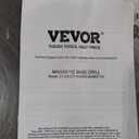 VEVOR Magnetic Drill, 1450W Motor 1.6 in Boring Diameter, 2810 lbf Portable Electric Mag Drill Press, with 11 Coring Bits, 850 RPM Speed, Drilling Machine for Metal Surface, Home Improvement Industry