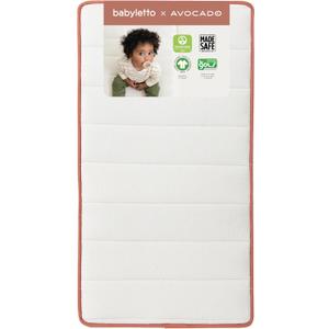 Babyletto x Avocado Organic Crib Mattress, 2-Stage Dual Sided - White, Standard Crib Size - 52 x 28.25 x 5.5