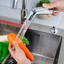 Universal Fit Sink Spray Attachment, Kitchen Side Sprayer Head, Pull Out Spray Head, Faucet Sprayer Replacement, Chrome
