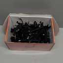 HUHOLE Gridwall Hooks 4 Inch, 50PC Display Hooks for Grid Wall, Hook for Grid Wall Panel, Black