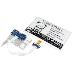 7.5inch E-Ink Display HAT Compatible with Raspberry Pi 5/4B/3B+/Zero/Zero W/Zero 2W/Pico/Pico W/Pico 2/Pico 2W/Jetson Nano, 800480 Resolution SPI Interface,Black White Two-Color SPI Interface E-Paper