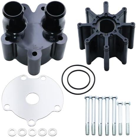 46-807151A14 Water Pump Impeller Kit With Housing for MerCruiser Alpha Bravo Engines, for Sierra 18-3150,Quicksilver 807151A14,Mercury 807151A14, 46-807151A7,Water Pump Housing and Impeller Repair Kit