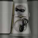 JACKYLED Cordless Table Lamps Rechargeable, 3 Adjustable Height, 5000mAh Battery Operated, 3 Colors Smooth Dimming, Portable LED Waterproof Gold Lamp for Dining, Bedroom, Outdoor (2 Pack)