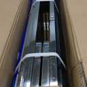 Collapsible Stainless Steel Dog Crate, 30", Lockable Wheel, with Tray, Stackable, Heavy Duty, Divider, Indoor and Outdoor (30in)