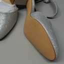 IDIFU IN3 Closed Toe Heels for Women High Chunky Block Heels Women's Pumps Comfortable Dressy Wedding Bride Party Homecoming Prom Work Shoes Fashion Ankle Strap Round Toe Dress Shoes 11