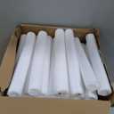 Liliful 100 Pcs LED Foam Sticks Bulk White Light up Sticks Flashing Glow Baton Wands Themed Party Set, Glow in the Dark Party Supplies for Wedding, Raves,Concert,Birthday,Sporting Events