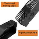 Bed Rail Stake Pocket Covers for GMC Chevy Silverado/GMC Sierra 1500(2019-2024 2025 2026), GMC Sierra 3500HD(2020 2021 2022 2023)/2500, Truck Caps Rear Holes Plugs Covers (Car(Black/Silver))