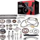 Torchbeam Timing Chain Kit Compatible with Chevrolet Equinox, Cobalt, HHR, Captiva Sport, Malibu, Impala, GMC Terrain, Buick Verano, LaCrosse, Rega, Pontiac G5, Engine w/VVT Sprockets & Solenoids (12608580)