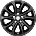 4-Pack Wheel Skins Compatible with Chevrolet Equinox 2018 2019 2020 2021, 17" 17 inch Alloy Wheel, 18-21 Chevy Equinox Wheel Rim Covers, Hubcaps Replacement