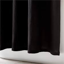Curtains Shower Black 42x62 Inch Pack of 2