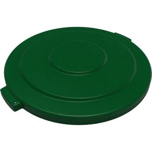 SPARTA Bronco Lid for 20 Gal. Trash Can, Durable, Food-Safe, NSF and HACCP-Compliant, Lid for Commercial Use (Container Sold Separately Fits Bronco Only), Polyethylene, 20 Gallon, Green (Pack of 6)