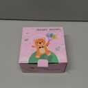 MR. CHOU Suction Baby Bowls with Leakproof Tempered Glass Lids for Babies & Toddlers, Ceramic First Stage Infant Feeding Supplies with Handles, 100% Food Grade Snack Cotainer for Kids, Pink