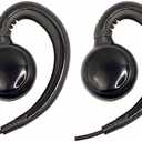 Swivel Headset for Motorola Radios (HKLN4604 HKLN4604A HKLN4604B) Replacement for CLS/DTR/RDX/AX/XTN Series Walkie Talkies (2 Packs)