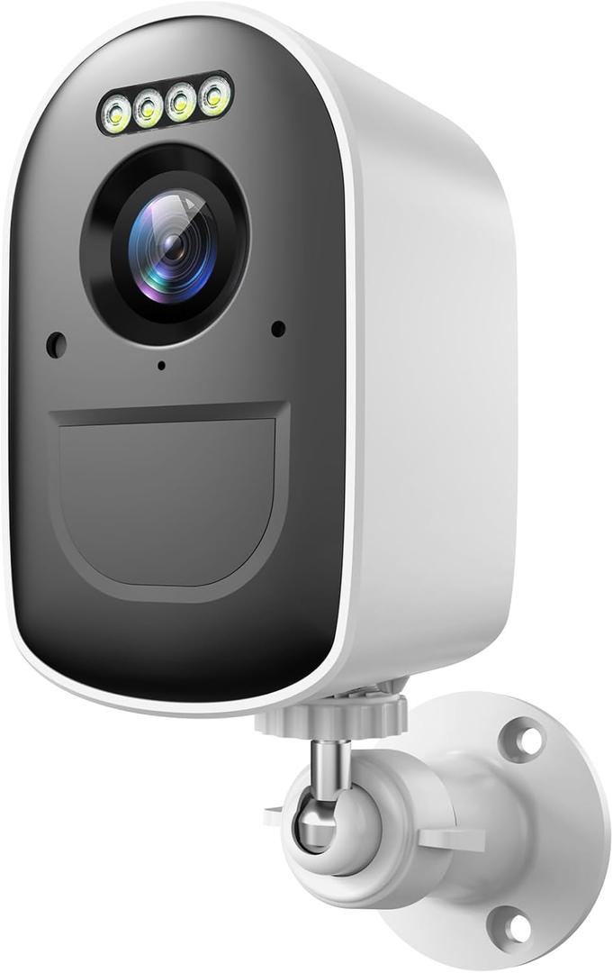 Cameras for Home Security, 2K Security Cameras Wireless Outdoor with Motion Detect & Color Night Vision, Security Camera Support SD/Cloud Storage, Outdoor Camera Battery Operated Waterproof