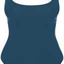 Narecte Sexy One Piece Bathing Suit for Women Tummy Control High Cut One Piece Swimsuit Womens Swim Suit M