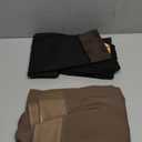 Caprilite 2 Pairs Women Fleece Lined Tights-Fake Translucent Leggings High Waist Pantyhose Sheer Thick Warm Tights For Women,  2XL