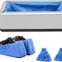 Shoe Covers Dispenser with 200pcs Shoe Cover Disposable Non Slip, User-Friendly and Reliable Shoe Cover Machine, Fits Size Up to 11 US Men, Widely Applicable in Indoor