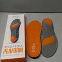 SOF SOLE ATHLETE Performance Men's Insoles - PU Foam & Gel Inserts - Heel-to-Toe Cushioning, Support, & Moisture Control, - Lightweight Comfort & Stability - Ideal for Runners, Walkers, Athletes (11-12.5, Orange)