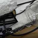 Black 3-Light Dining Room Light Fixture, Modern Farmhouse Chandeliers, Linear Rectangular Kitchen Island Lighting, Industrial Vintage Pendant Lighting with Clear Glass Shade Height Adjustable