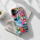 DorisMax for iPhone 17 Case Cute, Preppy Trendy Floral Design