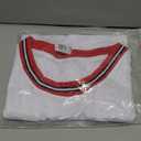 YWIES Plain Basketball Jersey, Blank Team Uniform, Hip Hop Hipster Short Sleeveless Active Shirts (Large, White-red)
