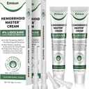 Hemorrhoid & Fissure Ointment, Hemorrhoid Treatment and Hemorrhoid Cream with Lidocaine 4% and Phenylephrine HCI for Fast Relief of Pain, Swelling, Itching, Burning, Hemorrhoidal treatment, 2 Pack-IO