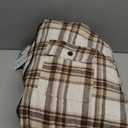 Ceoutdoor Mens Flannel Hoodie Jacket Fleece Lined Flannel Shirt Plaid Zip Up Sherpa Hooded Sweatshirt Warm Winter Coat Size 2Xl