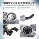 BlueStars PZ22 Carburetor 22mm Carb Kit for 50cc 70cc 110cc 125cc Pit Dirt Bike ATV Compatible with SSR CRF50 TaoTao Coolster Apollo RFZ DB14 DB24 4-Stroke Chinese Quad