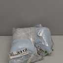 Neck Roll Pillow - Memory Foam Round Neck Pillow - Ergonomic Cervical Roll Pillow, Breathable & Removable Cover - Multi-Use Bolster Pillow for Neck, Leg, Back, Yoga (Blue Grey)