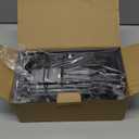 Cisily Large Capacity Kitchen Sink Caddy Organizer, Rustproof Non-Slip Sponge Holder With Dish Brush Holder Organizer, Kitchen Organization and Storage, Essentials Accessories for Countertop (Black)