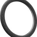 Alcantara Luxury Steering Wheel Cover 14.5" to 15" Fit - Anti-Slip Comfort Grip, Durable Soft Suede-Feel Luxury Material for Men Drivers | Fits Sports Cars, Luxury Cars, Sedans, SUVs and EV 