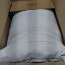 Mellow Hotel Pillow King Size, Waterproof & Stain-Resistant Down-Alternative Bed Pillow, Hypoallergenic Oeko-TEX Cover, Machine Washable, Stays Fluffy, Support for Side/Back/Stomach Sleepers