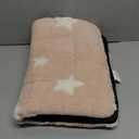 Mora Pets Cat Bed for Indoor Cats Washable Dog Crate Pad Cute Star Dog Bed Mat for Small Dogs Pet Kennel Pad for Cage Soft Flat Puppy Kitten Cushion Sleeping Anti-Slip Pink 22 x 13