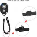 Wireless Remote Shutter for Cellphones and Tablets (2 Pack), AOQIYUE Bluetooth Remote for iPhone/Android Camera Control, Selfie Clicker for Photos and Videos - Wrist Strap Included