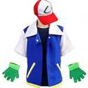 MGDRU Cosplay Costume for Adult Kids,Halloween Hoodie,Jacket Gloves Hat Sets for Trainer (M)