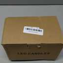 DRomance Flameless LED Pillar Candles with 10-Key Remote and Timer 6 Pack Real Wax Battery Operated Candles 3D Wick Flickering Warm Light Wedding Dinner Holiday Decor(White, 1.9" D x 4.5" H)