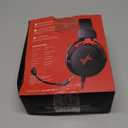 DEEBOX Gaming Headset for PS5 PS4 Xbox One Switch, Gaming Headphones with Microphone for PC Mac Laptop Computer Gamer (2-Rojo -)