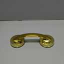 uxcell 2pcs Grab Bars for Bathtubs and Showers, 7.6" Mirror Glass Door and Window Handles Powerful Shower Suction Cup Anti-Slip Safety Bars for Senior Shower Chairs Gold