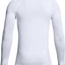 baleaf Boys Compression Shirt Long Sleeve Youth Undershirts Kids Football Baseball Baselayer Cold Gear Quick Dry (White, S)